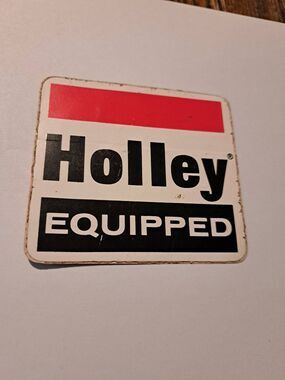 Vintage Original Holley Equipped Rat Rod Car Race Car Hot Rod Sticker Decal